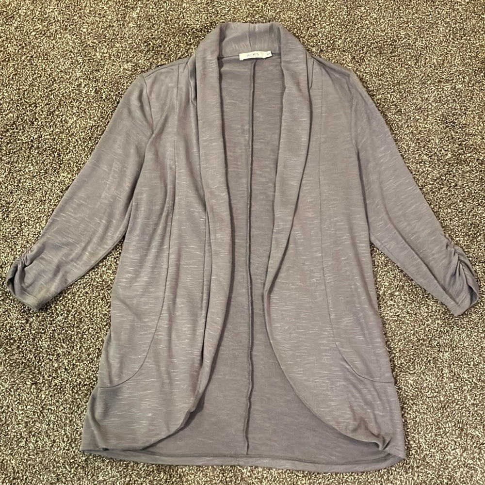 Ricki's Women's Gray Open Cardigan
